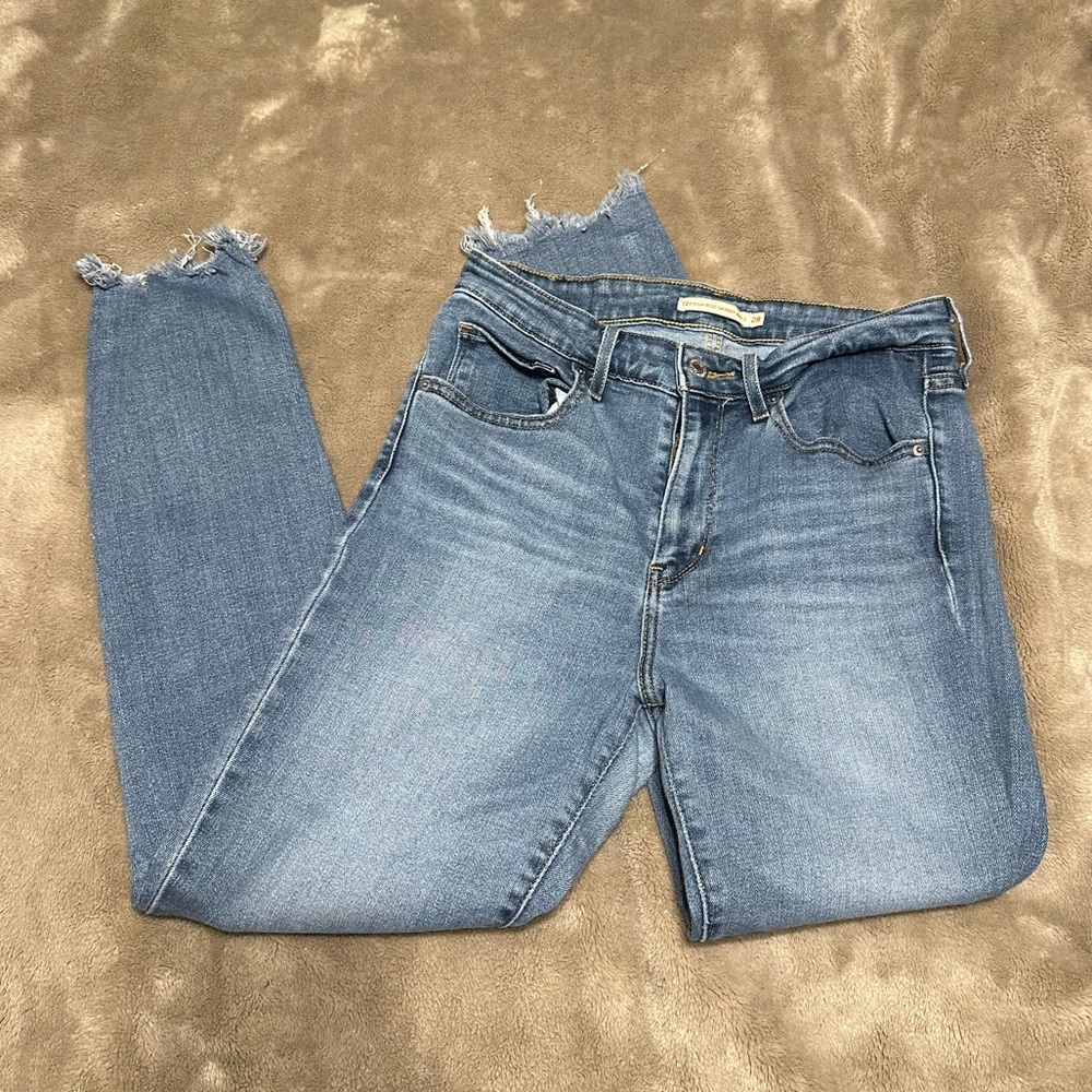 Levi's Light Blue Ankle Jeans